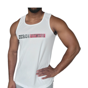 Z1F Men's White Tank